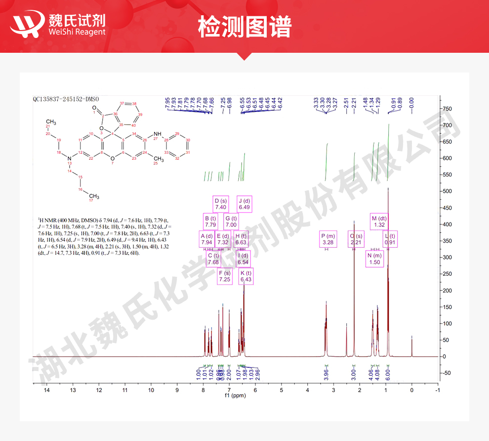 2-苯氨基-3-甲基-6-二丁基荧烷；ODB-2光谱