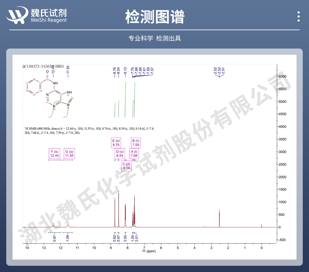 N6-苯甲酰基腺嘌呤光谱