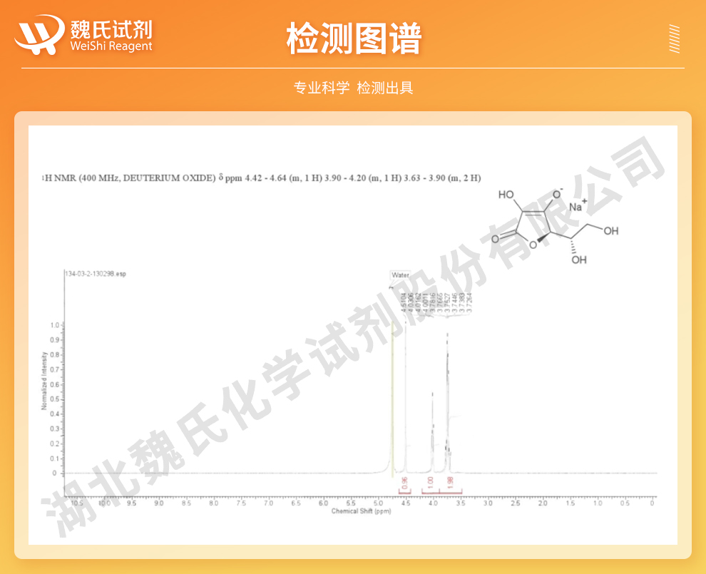 抗坏血酸钠；维生素C钠光谱